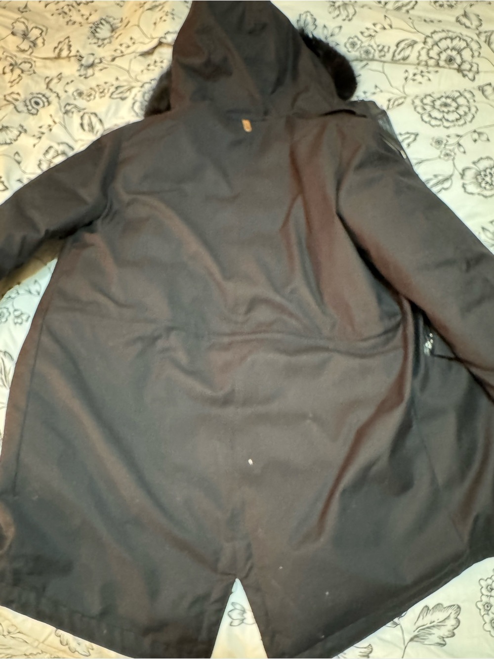 Mackage Black Hooded Trench Coat